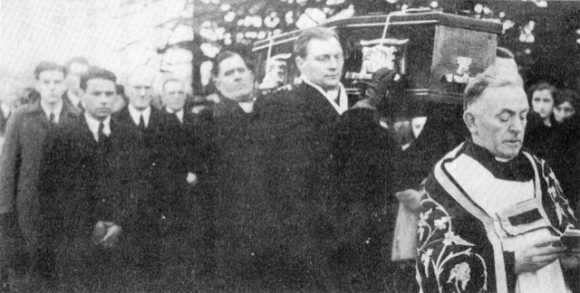 Jim O'Brien Funeral in 1947